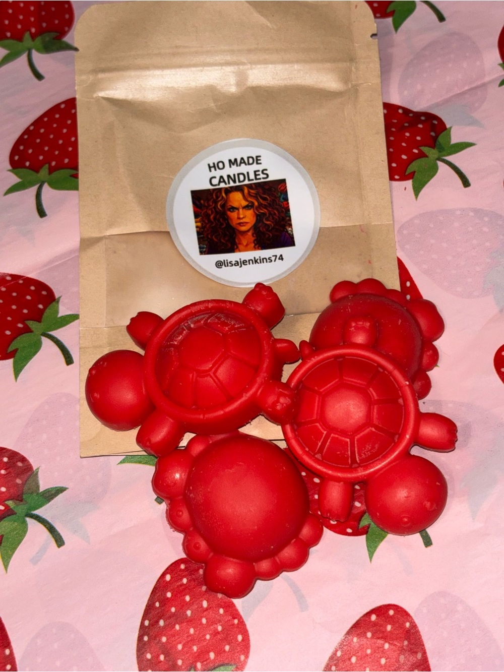 Strawberry fields scented wax melts